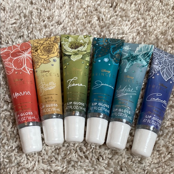 Bath & Body Works Disney Princess set of 6 lip glosses